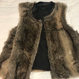 Faux Fur Vest from Target Medium